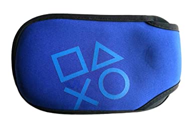 OSTENT Shockproof Protective Soft Cover Case Pouch Sleeve Compatible for Sony PS Vita PSV Console Color Blue