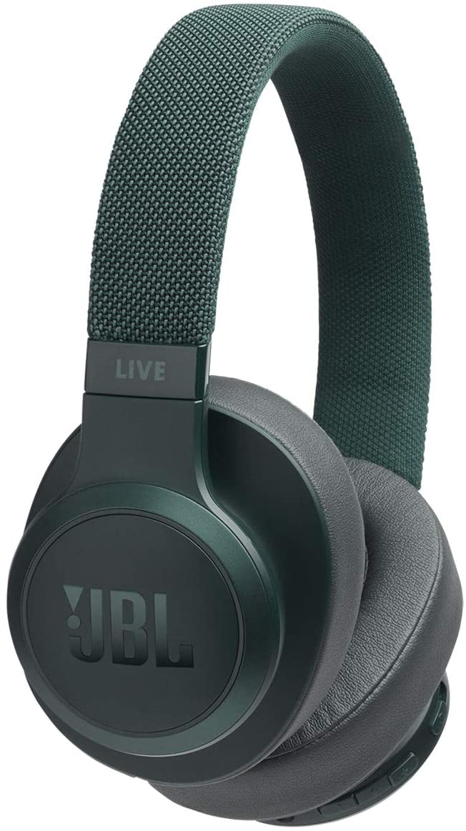 JBL Live 500BT Wireless Over-Ear Bluetooth Headphones with up to 30 Hours of Battery Life - Green