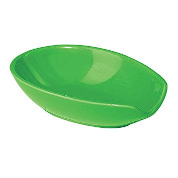 Oggi 5429.11 Ceramic Spoon Rest, Green