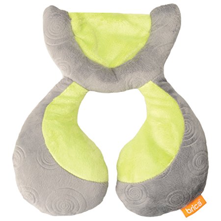 Brica Koosh'N Infant Neck and Head Support, Gray/Green