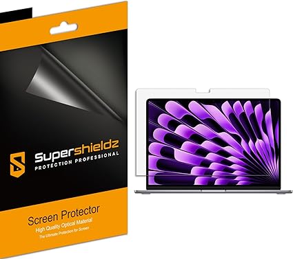 Supershieldz (3 Pack) Anti-Glare (Matte) Screen Protector Designed for Macbook Air 15 inch (2023)