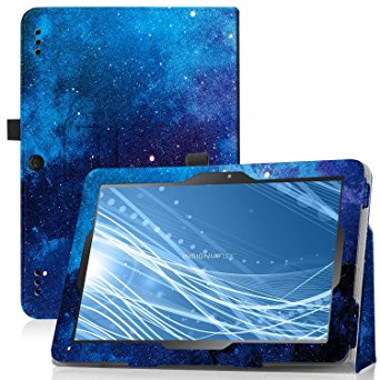 Famavala Folio Case Cover for 10.1" Insignia Flex NS-P10A7100 / NS-P10A8100 Tablet (BlueSky)