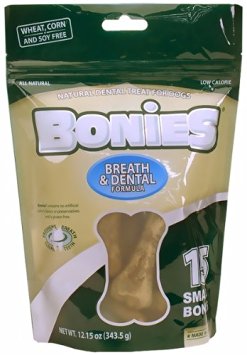 BONIES Natural Dental Bones Multi-Pack SMALL (15 Bones / 12.15 oz)