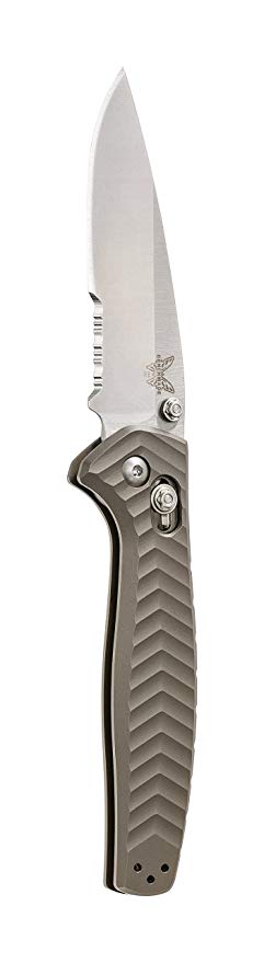 Benchmade - Anthem 781 EDC Manual Open Folding Knife Made in USA, Drop-Point Blade