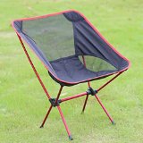 Moon Lence High Quality Supports 242lbs Aluminum Slim Lightweight Portable Camping BBQ Beach Fishing Folding Stool Chairs