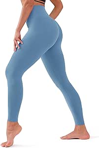 Bluemaple Leggings for Women - High Waisted Full Length Buttery Soft Yoga Pants for Workout Athletic Daily