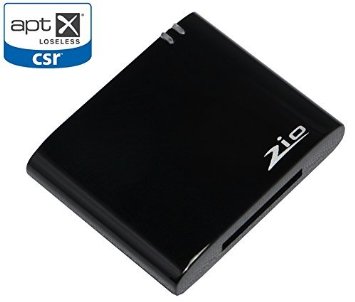Zio CSR Bluetooth4.0 APTX Music Audio Receiver Adapter for Bose Sounddock and 30Pin iPod iPhone Dock Speaker (Black)