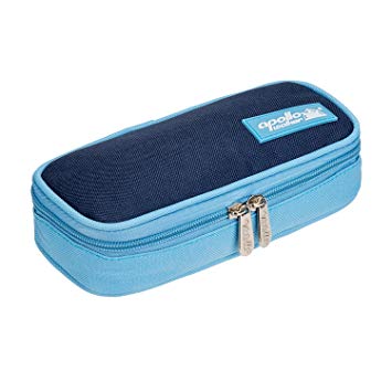 ONEGenug Portable Insulin Cooler Bag Epipen case Diabetic Organizer Medical Travel Cooler (Dark Blue)