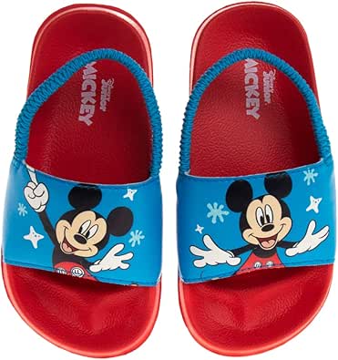 Disney Minnie Mouse,Encanto, Mickey, Lightning McQueen, Slides Beach Backstrap Slip-on Sandal (Toddler/Little Kid)