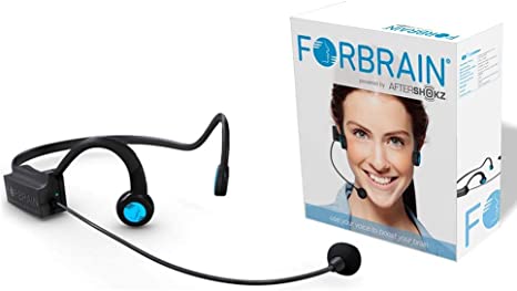 Forbrain bone conduction audio feedback headset