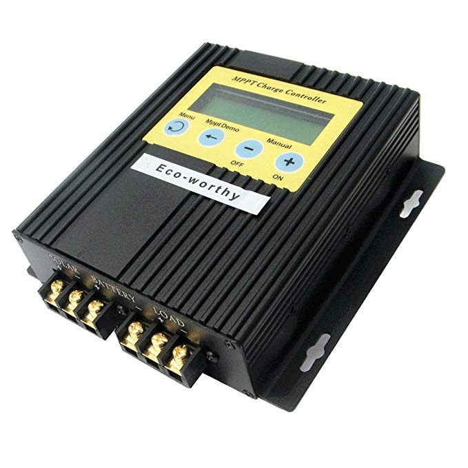 ECO-WORTHY 20A 12V/24V MPPT Solar Charge Controller Solar Regulator 15-30% More Power