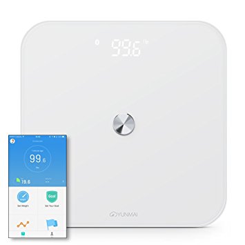 Yunmai SE Digital Scale - Fitness APP with Hidden LED Display