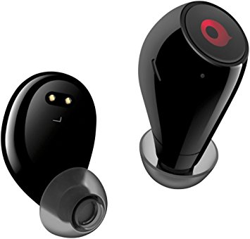 crazybaby Air Bluetooth Wireless Earbuds Headphones Black