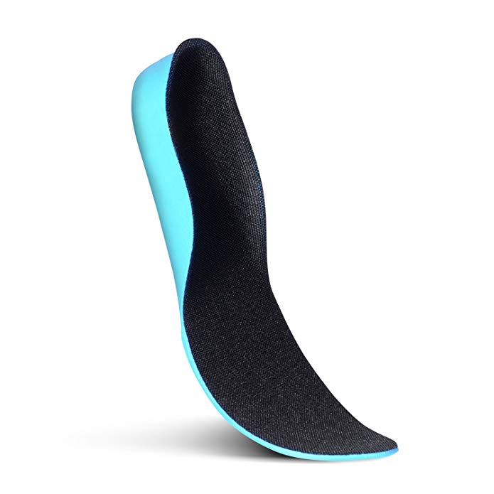 ELEFT Ultra Thin Height Increase Insoles 1 Pair 1cm 2cm 3cm up Color Blue Black (3cm up)