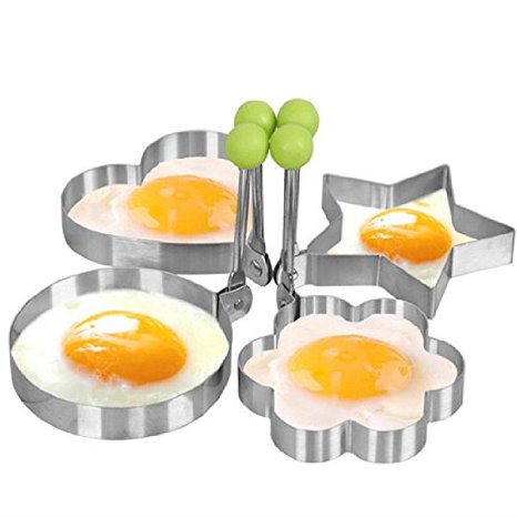 Mehome egg mold Egg Shaper egg ring pancake molds egg mould Stainless Steel Mold Cooking Kitchen Tools