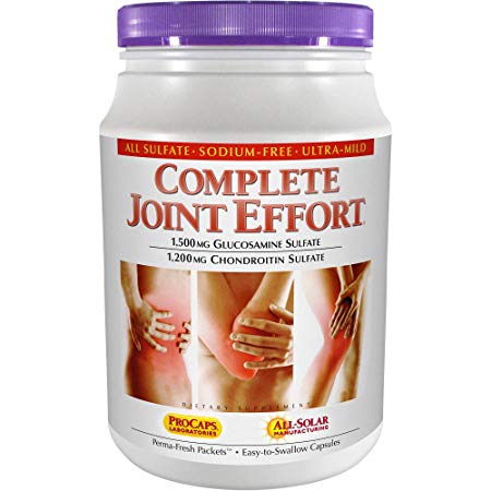 Andrew Lessman Complete Joint Effort 120 Packets – 1500 mg Glucosamine and 1200 mg Chondroitin per Packet, 100% Sulfate Form, Research Established Ingredients and Levels for Support of Healthy Joints