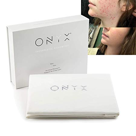 Onyx Zinc Acne Treatment Pillow Case – Therapeutic - Heal Your Itchy, Flaky Scalp