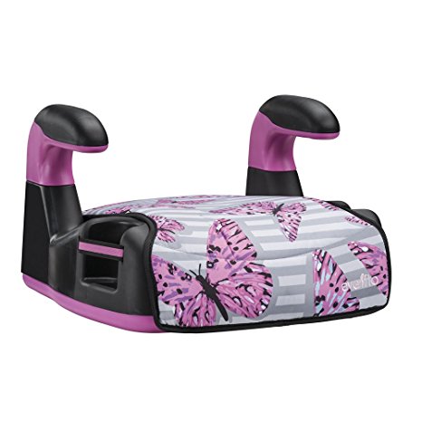 Evenflo AMP Select Car Booster Seat, Butterfly