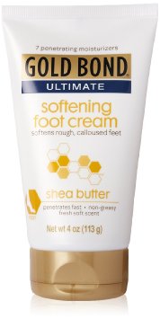 Gold Bond Ultimate Softening Foot Cream with Shea Butter, 4 Ounce