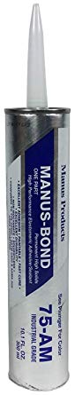 Manus Products 75AM Sealant 10.1 oz. Cartridge, White (4)