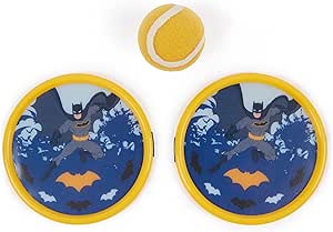 Swimways DC Batman Catch Game, Swimming Pool Accessories & Kids Outdoor Toys, DC Batman Party Supplies & Yard Games for Kids Aged 4 & Up