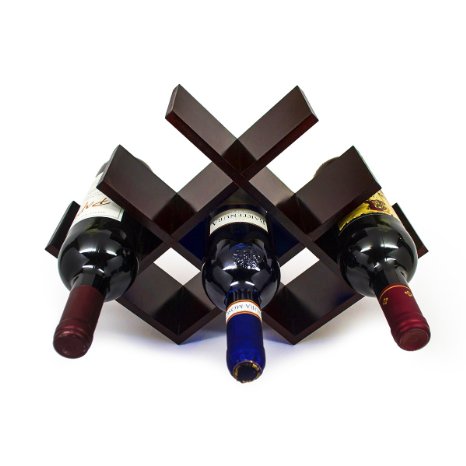 Sorbus® Wine Rack Butterfly - Stores 8 Bottles of Wine - Sleek and Chic Looking - Minimal Assembly Required