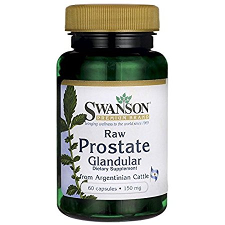 Swanson Raw Prostate Glandular 150 mg 60 Caps