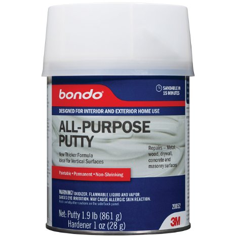 3M Bondo Home Solutions All Purpose Putty, 1-Quart