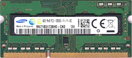 Samsung M471B5173BH0-CK0 4GB PC3-12800 DDR3-1600 204Pin SDRAM SODIMM