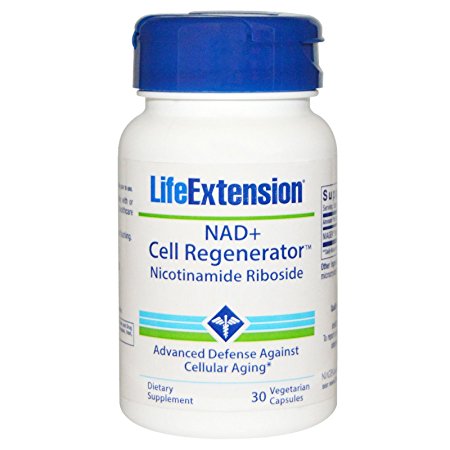 Life Extension NAD  Cell Regenerator 250 Mg Vegetarian Capsules, 30 Count