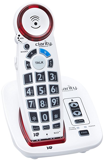Clarity Dect 6 Amplified Cordless Big Button Speakerphone with Talking Caller Id Clarity-xlc2