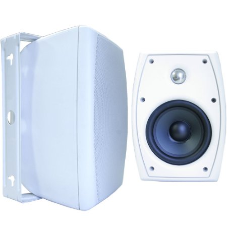 Outdoor weatherproof speaker for patio-Audiophile quality- Sound Appeal White