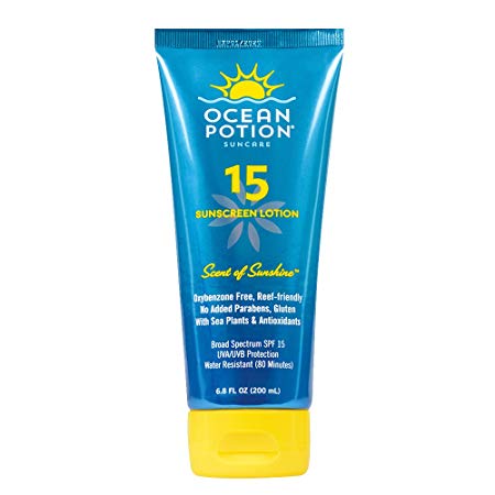 Ocean Potion SPF 15 Sunscreen Lotion, 6.8 Ounce