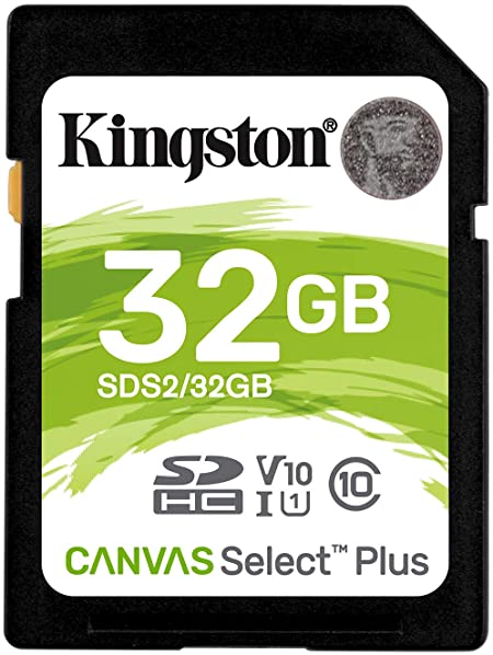 Kingston SDS2/32GB Canvas Select Plus SD Card Class 10 UHS-I