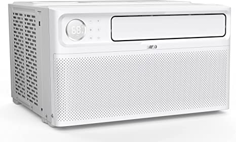 Dreo Inverter Window Air Conditioner, 7500 BTU AC Unit for Room Bedroom, Easy Installation, 42db Ultra Quiet, 35% Energy Savings, Cools 200-400 sq ft