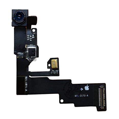 Johncase New OEM Original 1.2MP Autofocus Front Facing Camera module with Sensor Proximity Light and Microphone Flex Cable for Iphone 6 4.7 (All Carierrs)