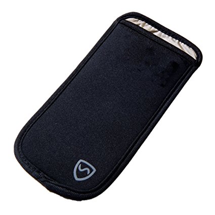 SYB Phone Pouch, Cell Phone EMF Protection Holster Sleeve for Phones up to 2.75" Wide with Belt Hoop