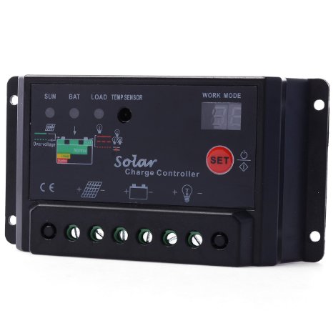 XCSOURCE® Intelligent 30A PWM Solar Panel Charge Controller 12V24V Battery Regulator LD296