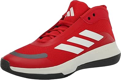 adidas Originals Unisex Bounce Legends Sneaker, Better Scarlet/Cloud White/Charcoal, 14.5 US Men