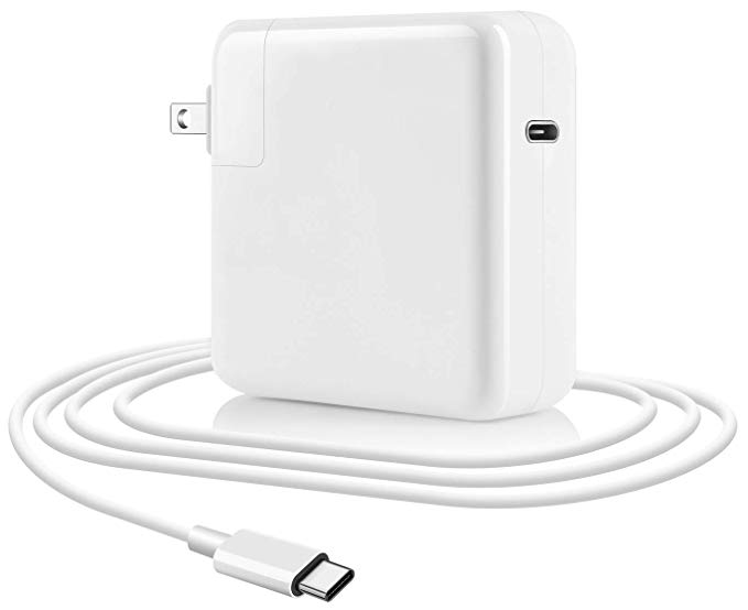 61w USB C Power Adapter Type C Wall Charger Compatible with MacBook Pro 13 Thunderbolt New MacBook Air Charger 2018 2017 2016 Mac.
