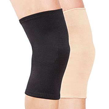 Actesso Elastic Knee Sleeve Support - Elasticated Compression for Joint Pain & Sprains During Exercise and Sport or Post Injury