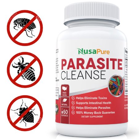 Rapid Parasite Cleanse for Humans - Intestinal Parasite Purge Detox to Help Kill Pin Worms Ring Worms Tape Worm and Parasite Infections Black Walnut and Wormwood Natural Parasite Detox for Adults