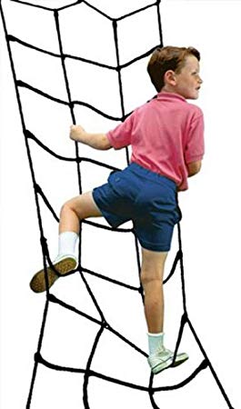 Climbing Cargo Net Black for Swing Set Play Set or Jungle Gym Playground