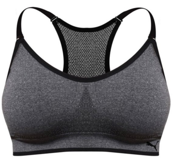 Puma Womens Seamless Sports Bra with Removable Cups