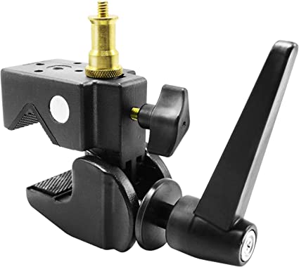 LimoStudio Super Clamp with Standard Stud for Photo Photography Studio, AGG1108