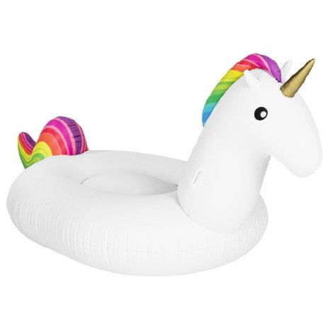 VICKEA®Giant Inflatable Unicorn Pool Float, Inflatable Float Toy for Adults & Kids