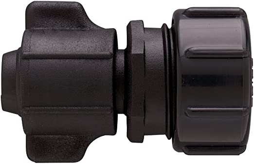 2 Pack - Orbit 1/2 Inch Universal End Cap Fitting for Drip Irrigation Tube (.620-.710)