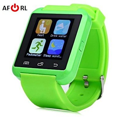 Amazingforless Bluetooth Touch Screen Smart Wrist Watch (U8 - Green)
