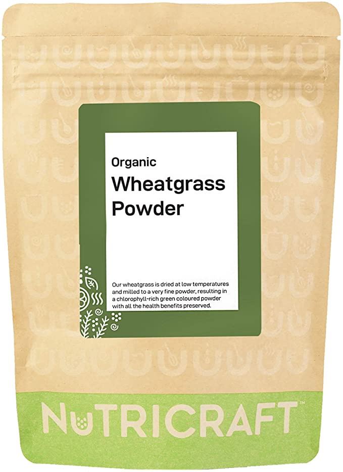 Organic Wheatgrass by Nukraft: 250g (Also Available in 500g and 1kg)