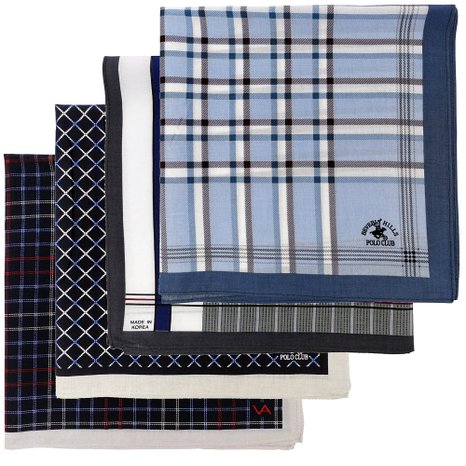 Leevo Handkerchief Mens Cotton 100% Pure Hankies for Men Fashion Box Set or Bulk